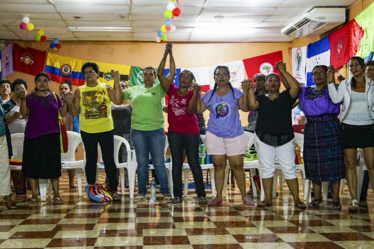 La Escuela Continental de Mujeres de la CLOC-Vía Campesina, Nicaragua, 2016. Foto: Sori Lundqvist
