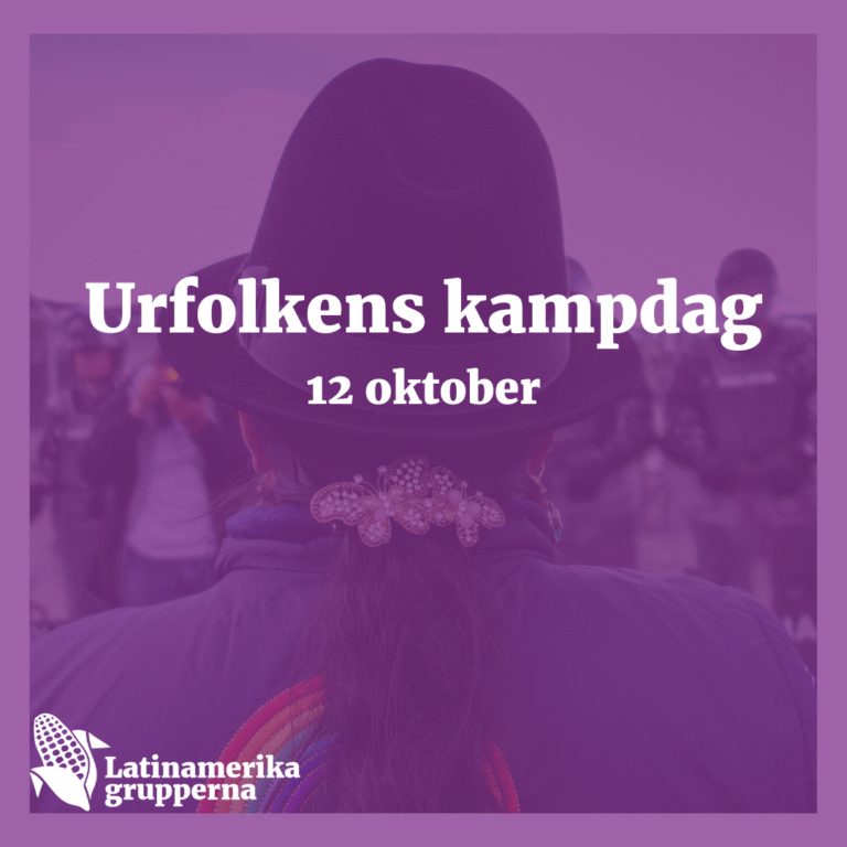 Den 12 oktober: Kolonialismen är ingenting att fira!