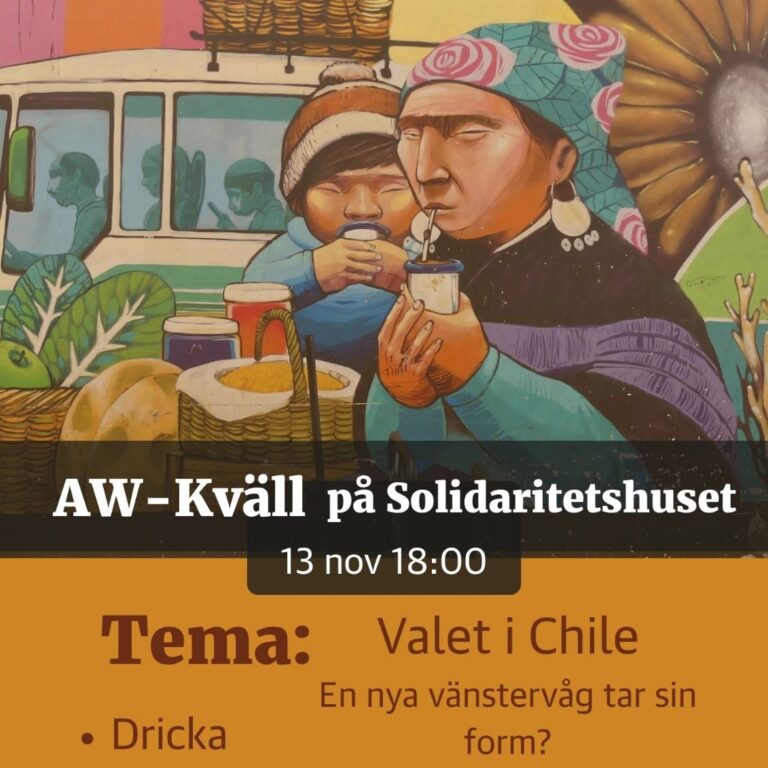 AW-kväll: Tema valet i Chile
