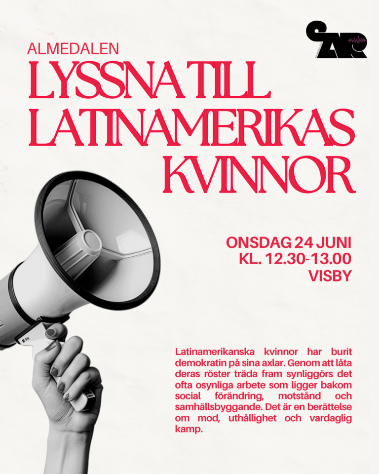 Latinamerikagruppernas bokprojekt på Almedalsveckan