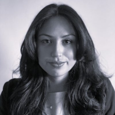 Amanda Guerra svartvit